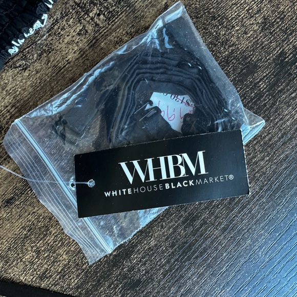 White House Black Market Floral Embroidered Bustier Top NWT Sz 2 - Picture 14 of 14